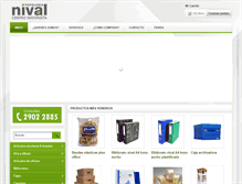 Tablet Screenshot of papelerianival.com.uy